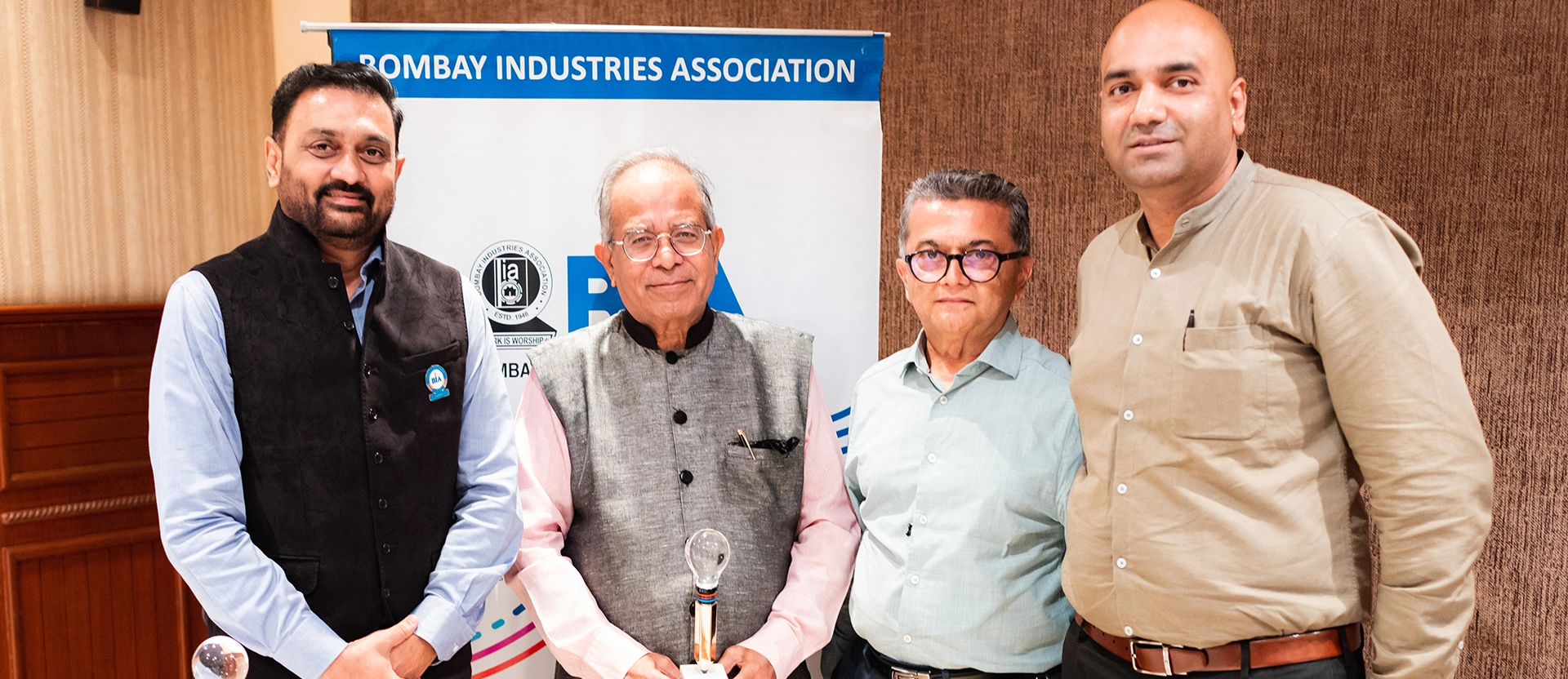 Mr. Nevil Sanghvi at the export opportunities and labour law along with other Bombay Industries Association BIA members