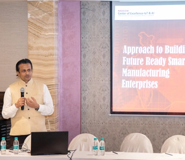 Mr. Nevil Sanghvi with his team at session on smart manufacturing 4.0 organised by Bombay Industries Association BIA
